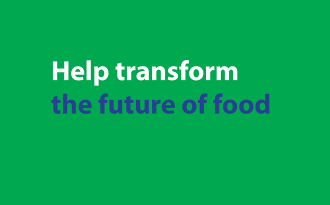 Help Transform The Future Of Food Green