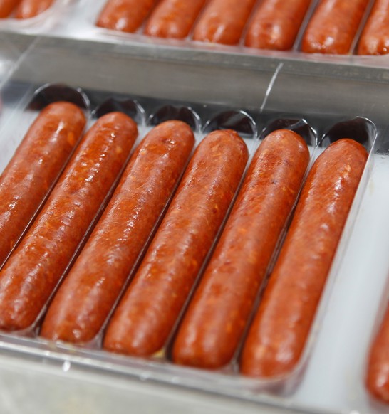 Coextrusion - cooked/smoked sausage production line