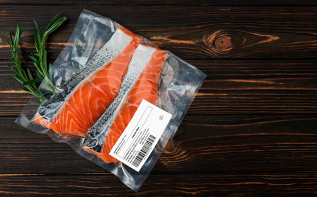 Salmon Package With Lable