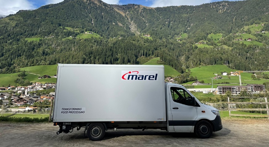 Marel Truck On The Road