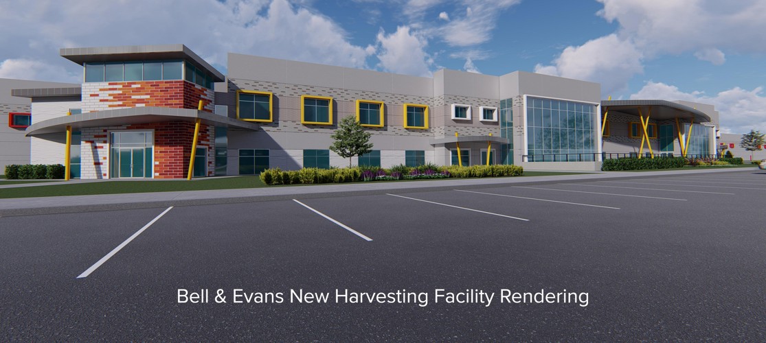 Bell & Evans New Harvesting Facility Rendering