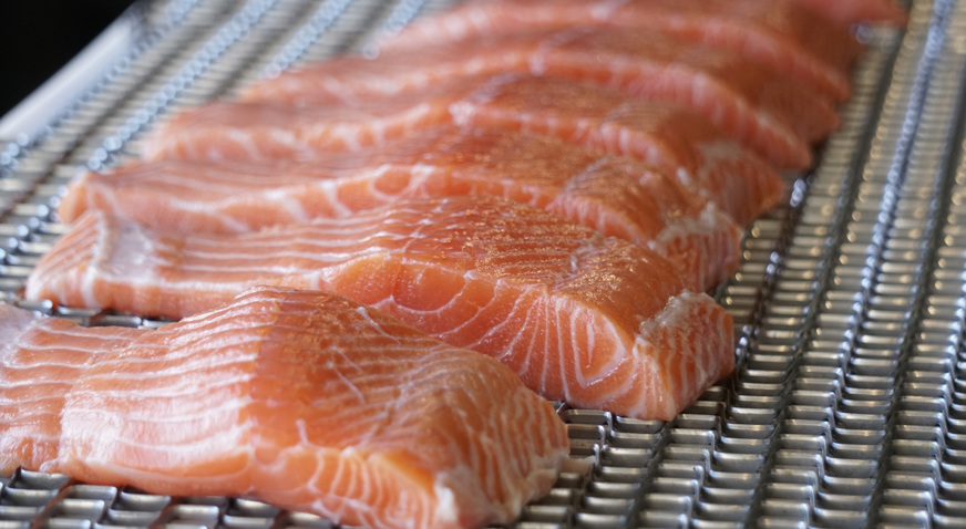 Portioned Salmon Outfeed